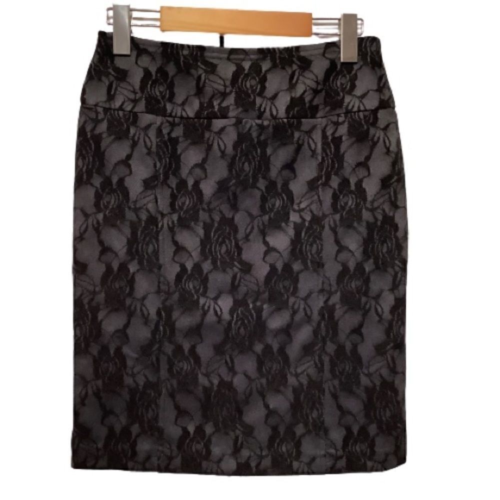 ‎STUDIO POINT BLACK LACE SKIRT